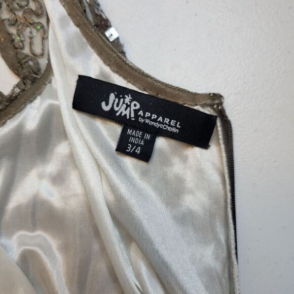 JUMP apparel Sparkly Silver Sequin Dress, Juniors Size 3/4 NEW NWT - Picture 9 of 14
